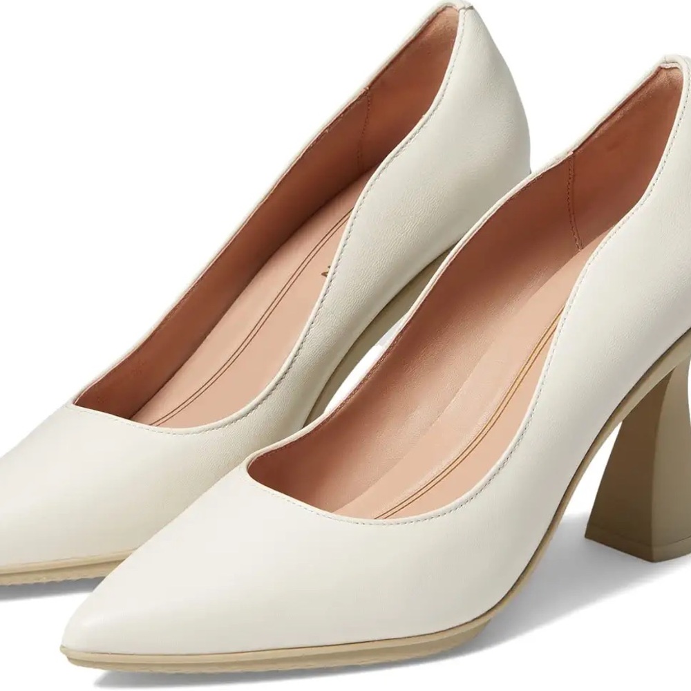 White Cole Haan Pumps